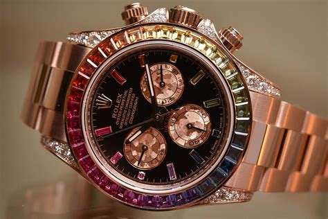 rose gold rolex rainbow replica|Rolex counterfeit daytona.